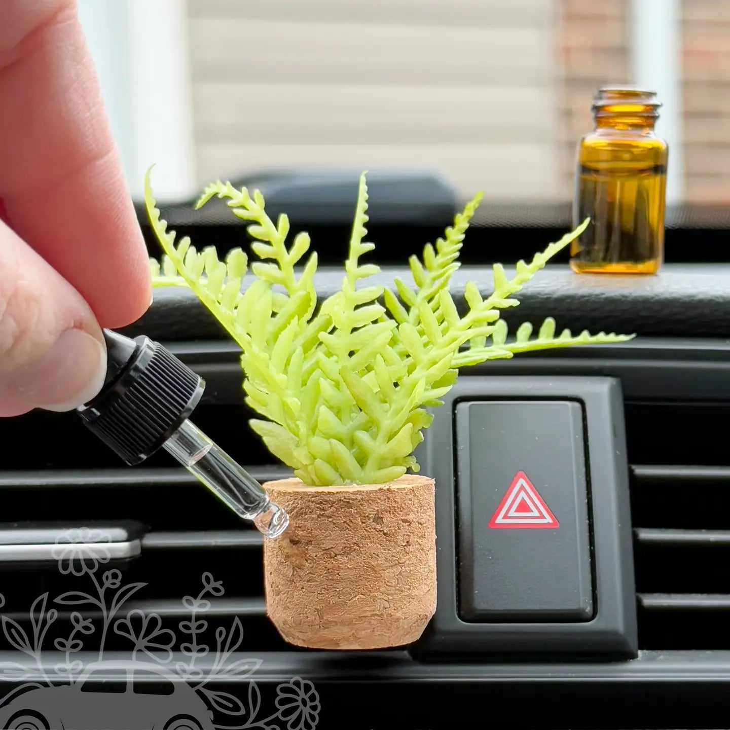 plant car air freshener vent clip Plant Car Vent Clip Air Freshener Diffuser (Reusable) – BLEVIOR