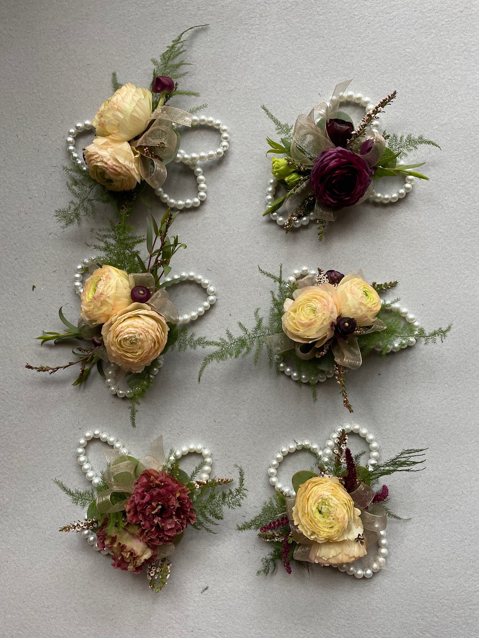 Instead Bouquet Jade Corsage #PC003 Bridal Corsage Real